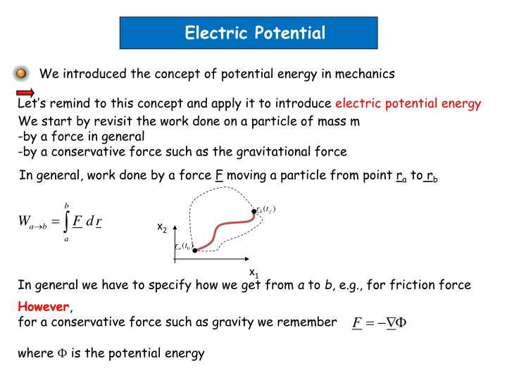 electric potential n.w