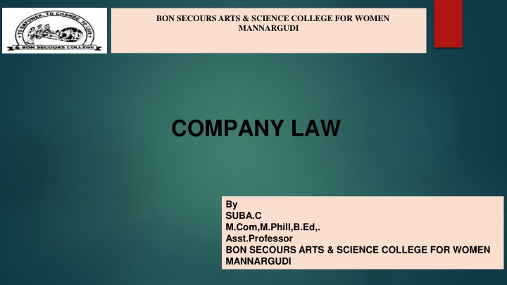 bon secours arts science college for women n.w