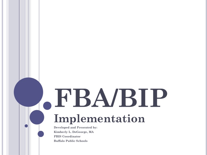 fba bip implementation developed and presented n.w