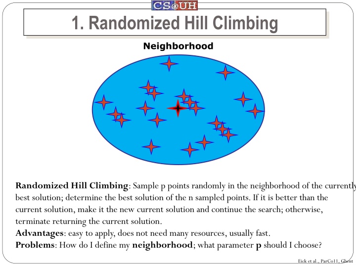 1 randomized hill climbing n.w
