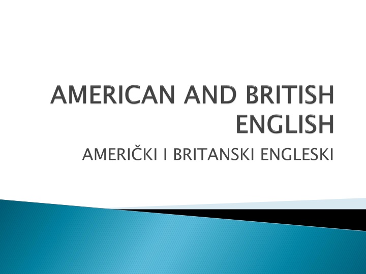 ameri ki i britanski engleski n.w