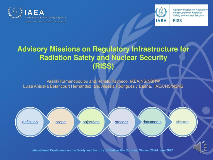 advisory missions on regulatory infrastructure n.w