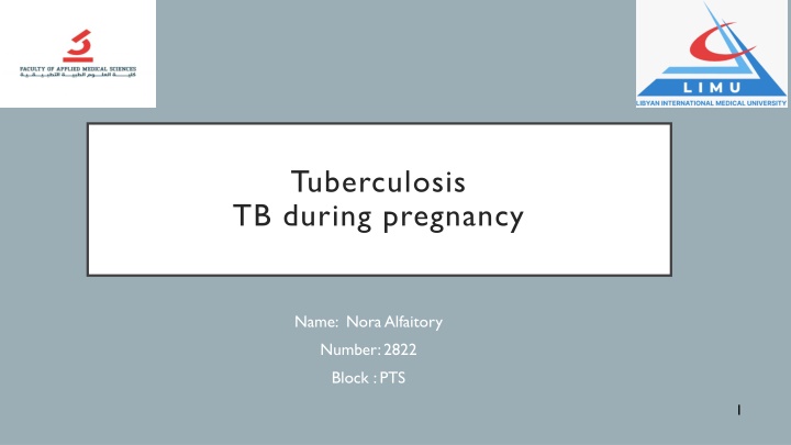 tuberculosis tb during pregnancy n.w