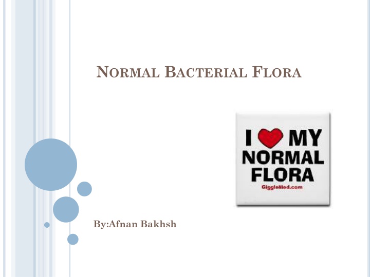 n ormal b acterial f lora n.w
