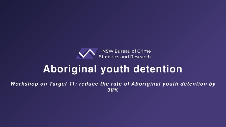 aboriginal youth detention n.w