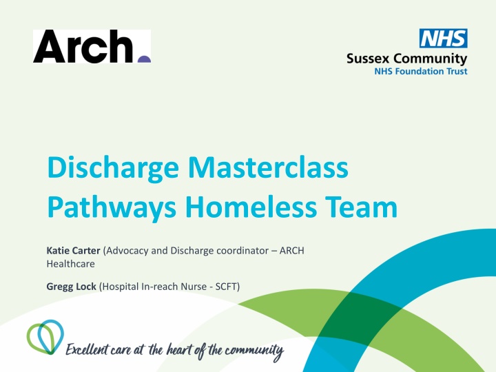 discharge masterclass pathways homeless team n.w