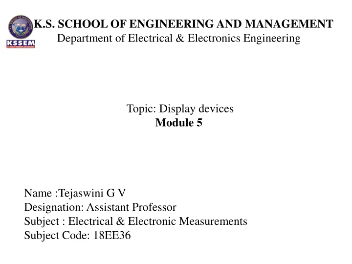k s school of engineering and management n.w