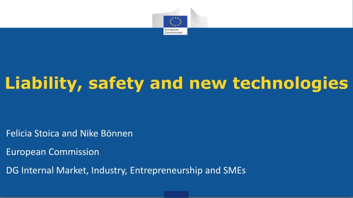 liability safety and new technologies n.w