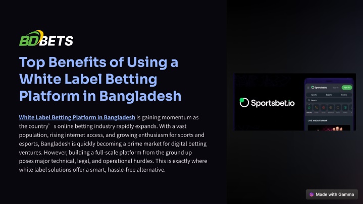 top benefits of using a white label betting n.w