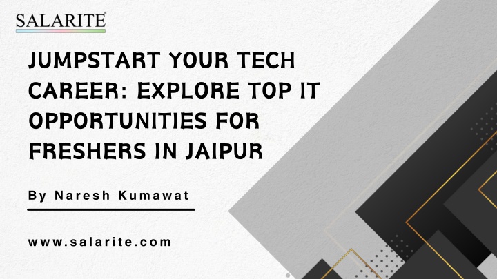 Jumpstart Your Tech Career Explore Top IT Opportunities for Freshers in Jaipur (1)