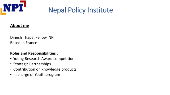 nepal policy institute nepal policy institute n.w