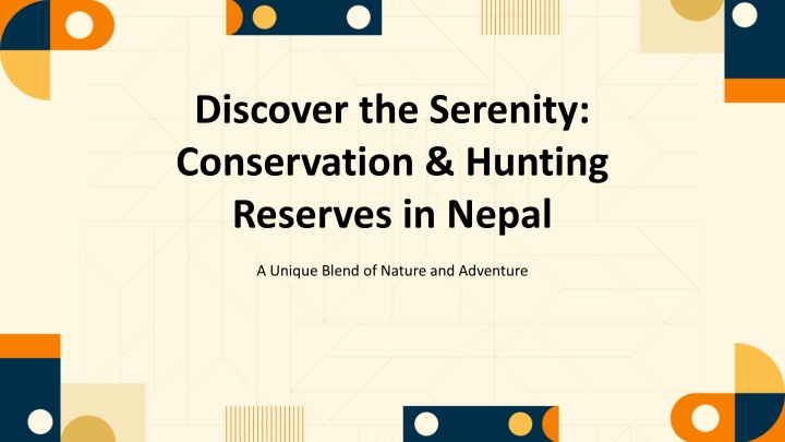 discover the serenity conservation hunting n.w