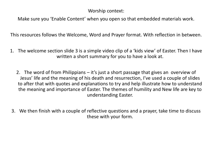 worship context n.w