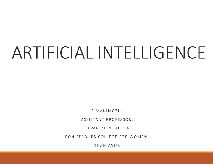 artificial intelligence n.w