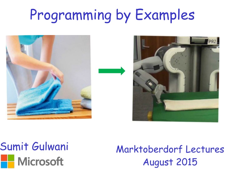 programming by examples n.w