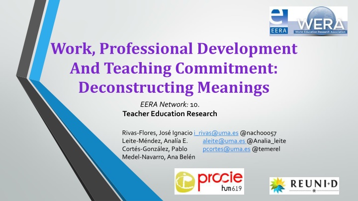 work professional development and teaching n.w