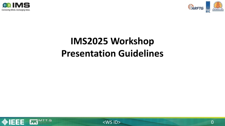 ims2025 workshop presentation guidelines n.w
