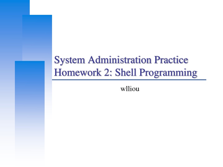 system administration practice homework 2 shell n.w