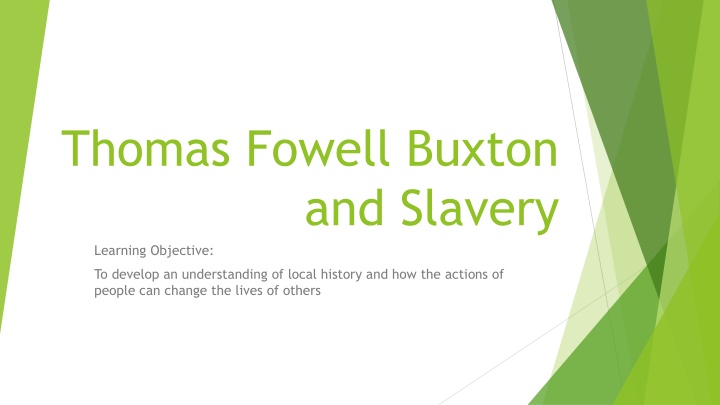 thomas fowell buxton and slavery learning n.w