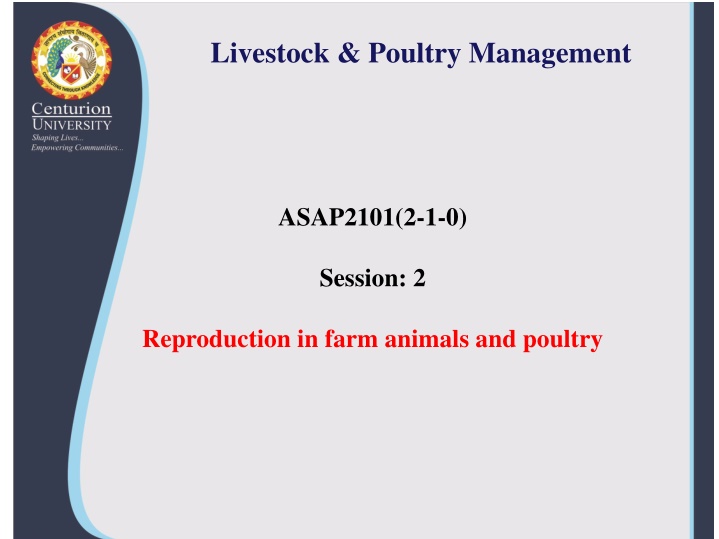 livestock poultry management n.w