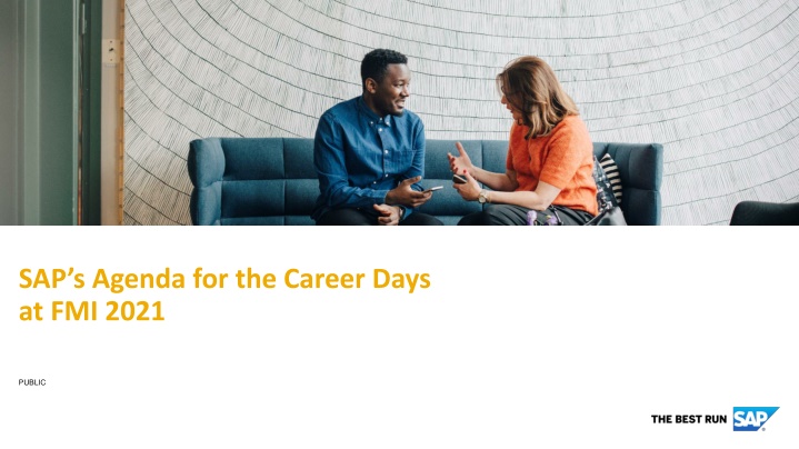 sap s agenda for the career days at fmi 2021 n.w