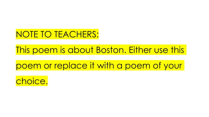 note to teachers n.w