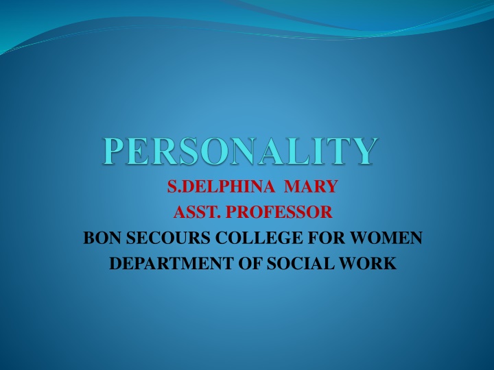 s delphina mary asst professor bon secours n.w