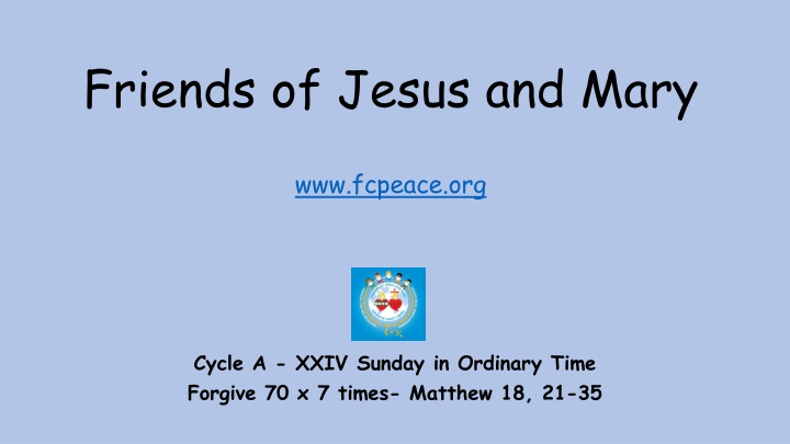 friends of jesus and mary n.w