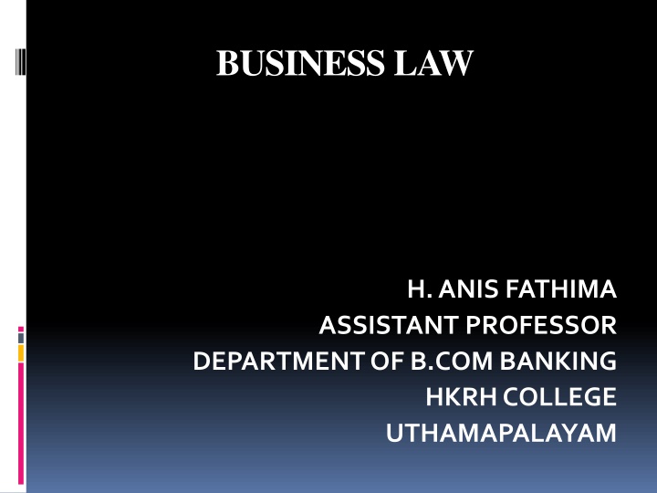 business law n.w