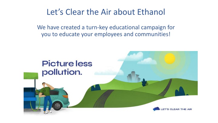 let s clear the air about ethanol n.w