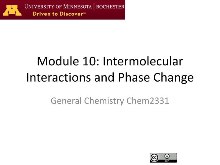 module 10 intermolecular interactions and phase n.w