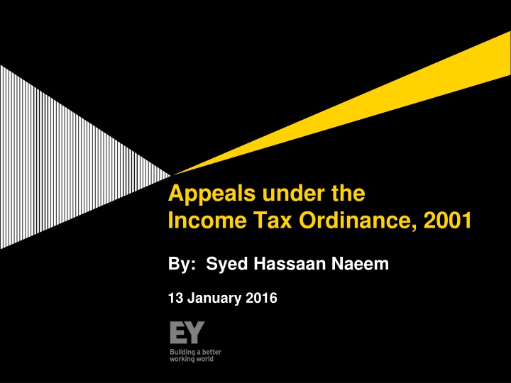 appeals under the income tax ordinance 2001 n.w