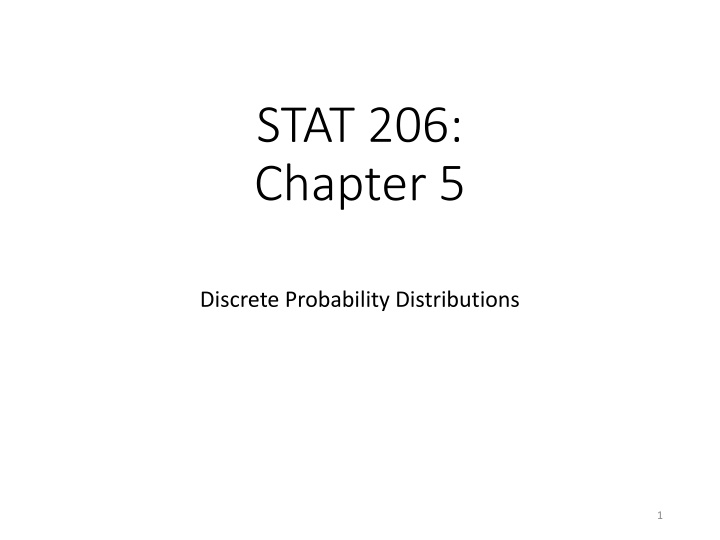 stat 206 chapter 5 n.w
