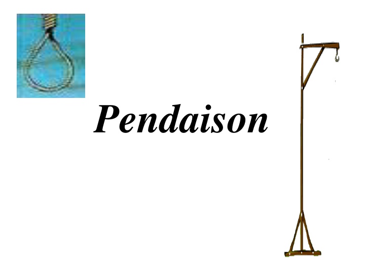 pendaison n.w