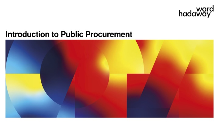 Introduction to Public Procurement Rules