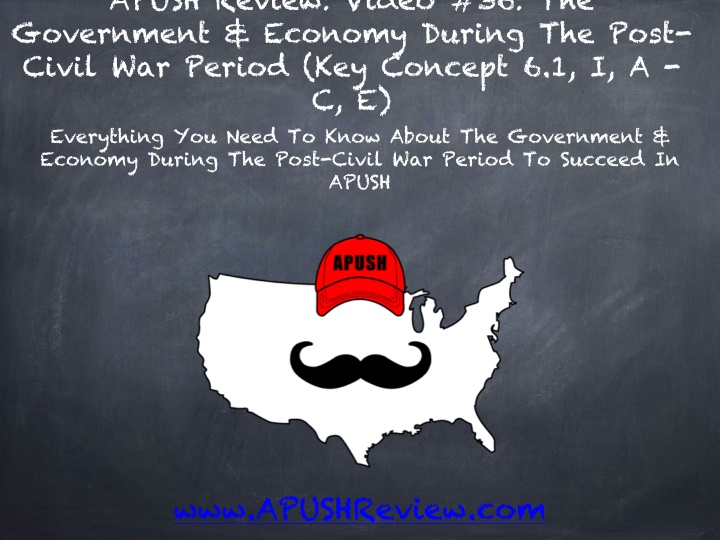 apush review video 36 the government economy n.w
