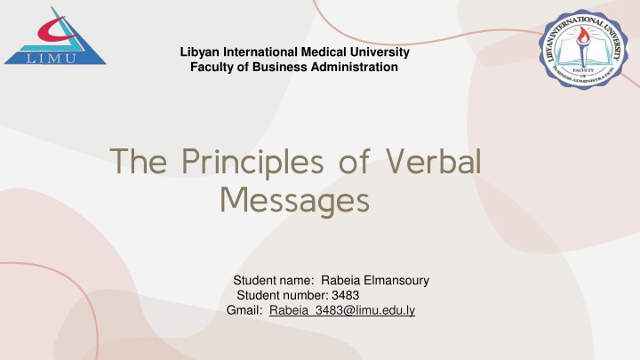 libyan international medical university faculty n.w