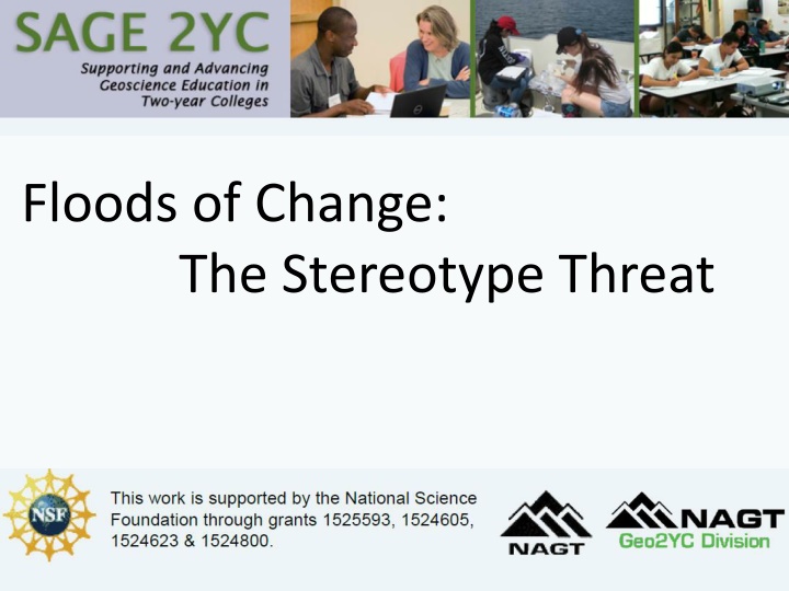 floods of change the stereotype threat n.w