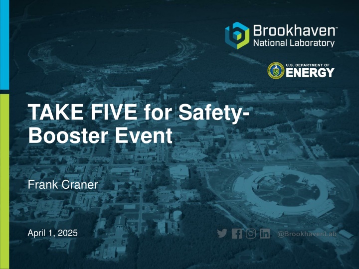 take five for safety booster event n.w