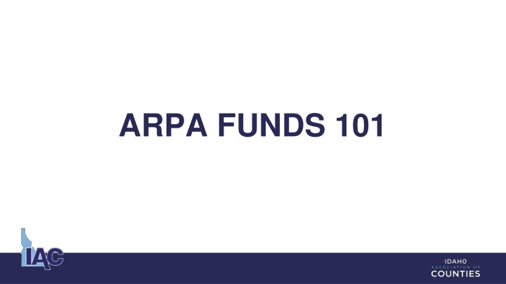 arpa funds 101 n.w