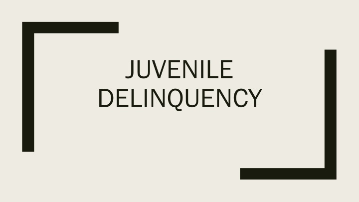 juvenile delinquency n.w