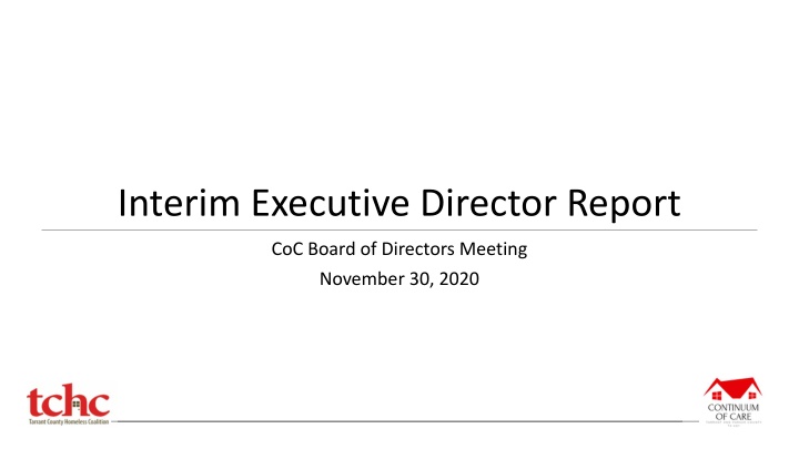 interim executive director report n.w