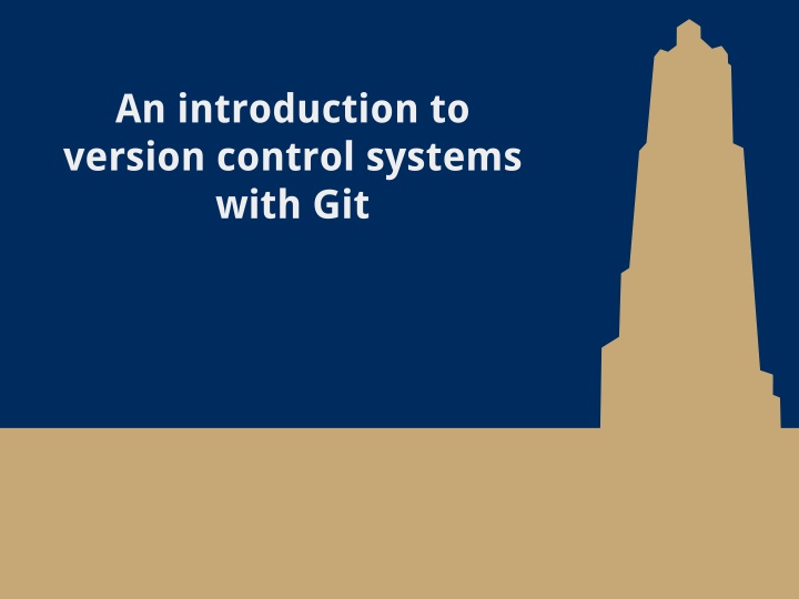 an introduction to version control systems with n.w
