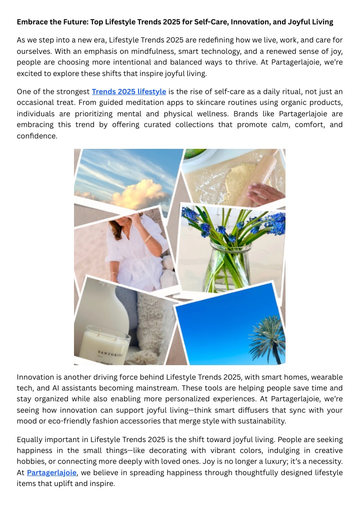 embrace the future top lifestyle trends 2025 n.w