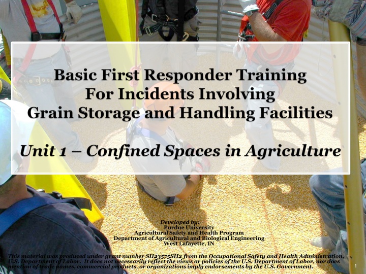 Key Terms and Hazards in Agricultural Confined Spaces