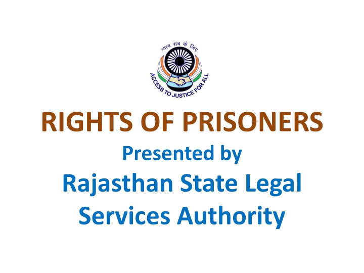 rights of prisoners presented by rajasthan state n.w