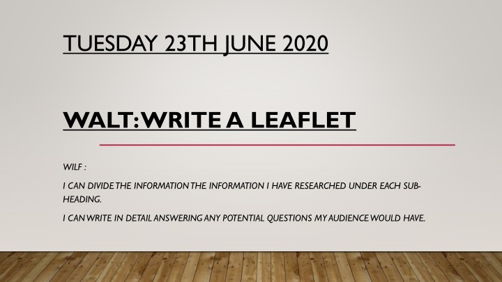 tuesday 23th june 2020 n.w