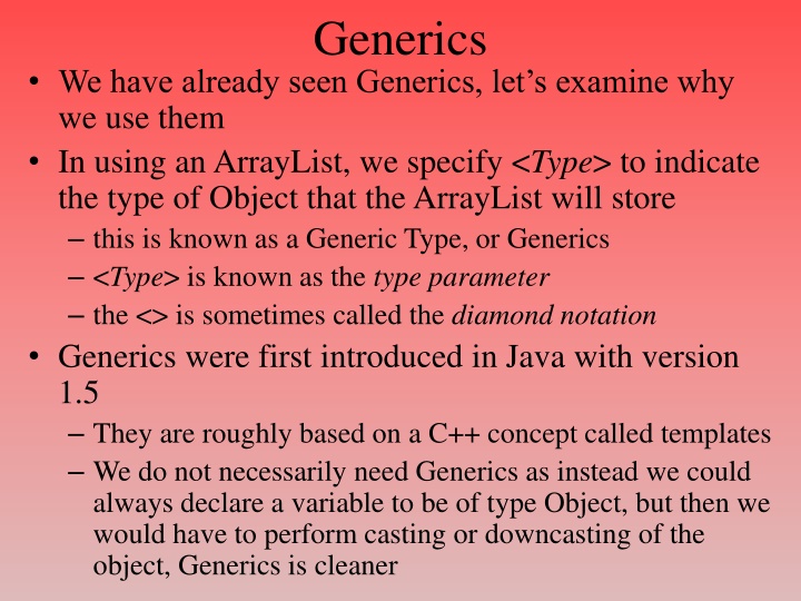generics n.w