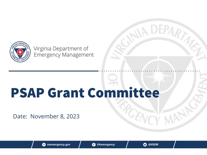 psap grant committee n.w