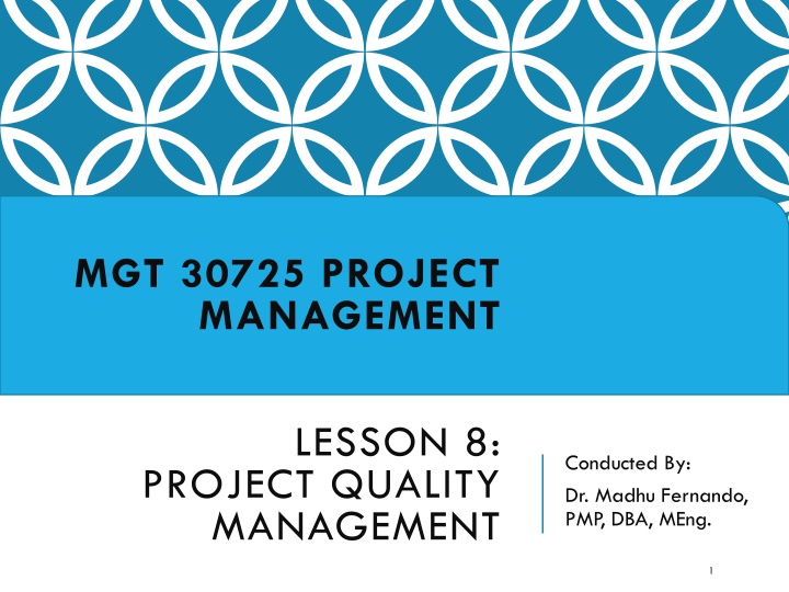 mgt 30725 project management n.w